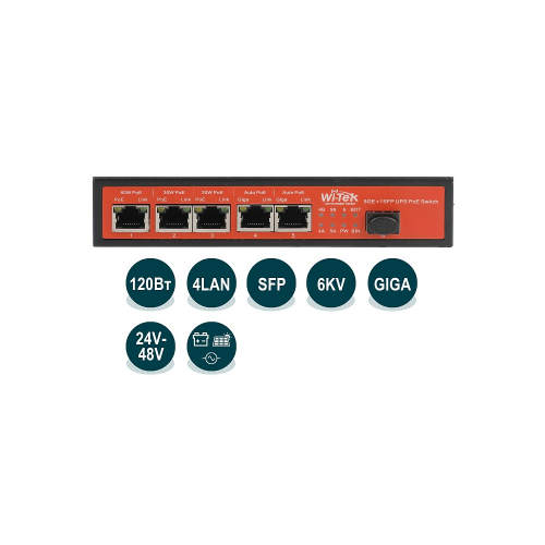 Купить WI-PS306GF-UPS, Неуправляемый коммутатор PoE магазина stels.market.