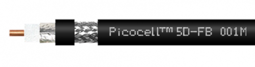 Купить Кабель PicoCell 5D/FB CU PVC чёрный отстаток 15 метров магазина stels.market.
