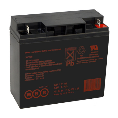 Купить Аккумулятор WBR GP 12170 (12V,17Ah) магазина stels.market.