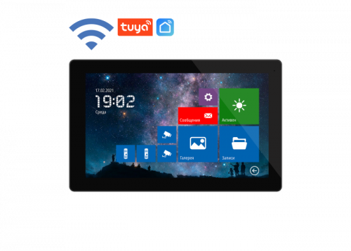 Купить NIGHT FREEDOM 10 FHD WIFI Novicam, Full HD видеодомофон: сенсорный IPS дисплей 10.1" магазина stels.market.