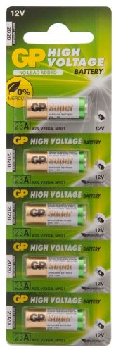 Купить Элемент питания 12V 23A GP High Voltage 23AF-2C5 магазина stels.market.