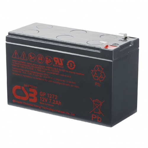 Купить Аккумулятор CSB GP 1272 (12V,7,2Ah) магазина stels.market.