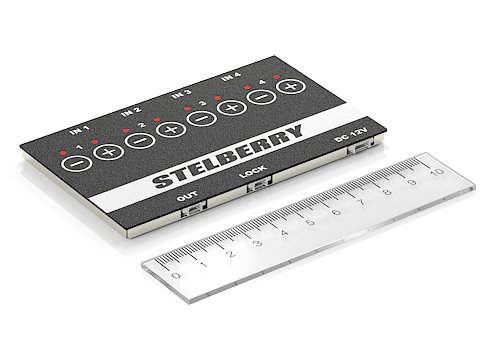 Аудиомикшер Stelberry MX-300 4-канальный цифровой с сенсорным управлением