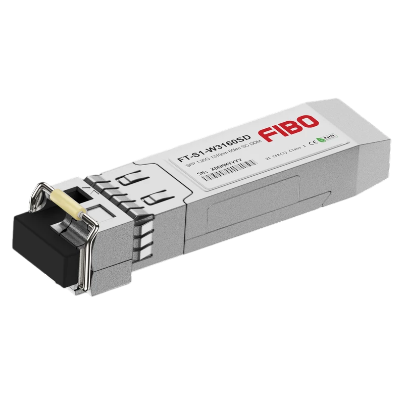 Модуль SFP FIBO FT-S1-W3160SD WDM 1.25Гбит/c, Tx1310нм Rx1550 нм, 60км SC, DDM